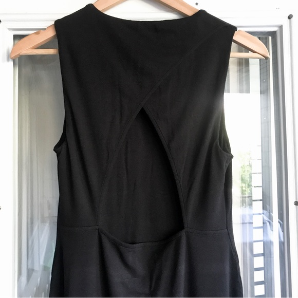 Black Dress w/ Open Back Cutout - Picture 8 of 8
